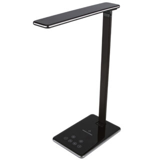 Настольная лампа Lightrich WD102 с беспроводной зарядкой, Black