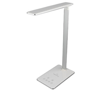 Настольная лампа Lightrich WD102 с беспроводной зарядкой, White