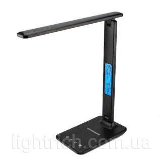 Настольная лампа Lightrich TX26C с беспроводной зарядкой, Black
